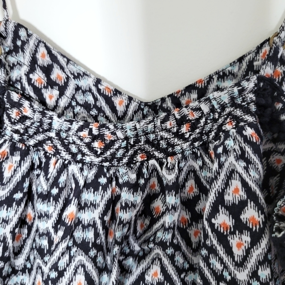 Anthropologie Eloise Geo Shaped Tassel Tank Top - Picture 6 of 9